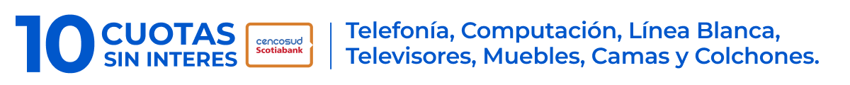 10 cuotas sin interés