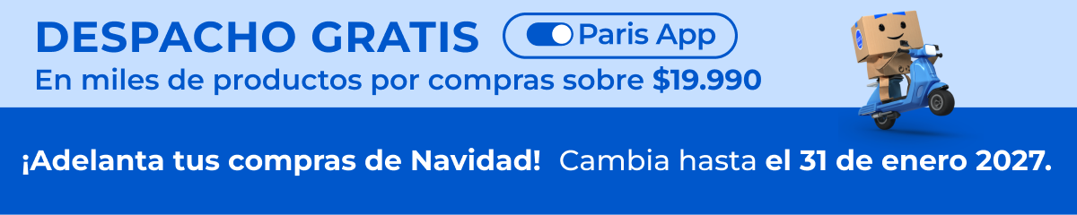 despacho gratis exclusivo en paris app