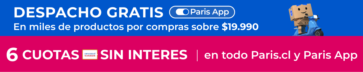 despacho gratis exclusivo en paris app