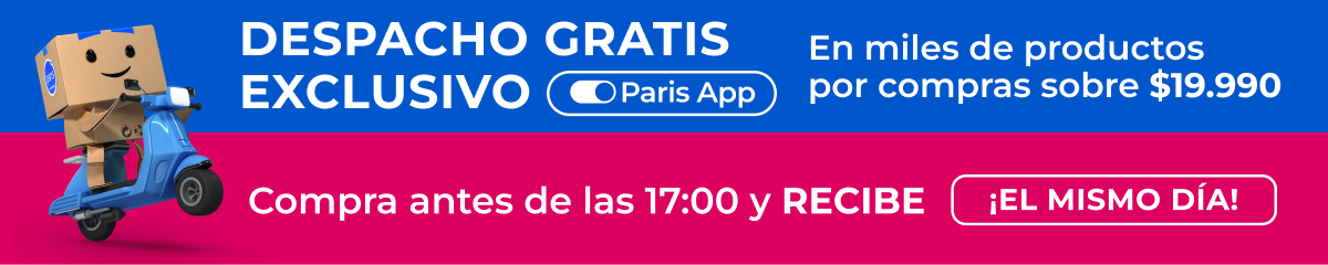 despacho gratis exclusivo en paris app