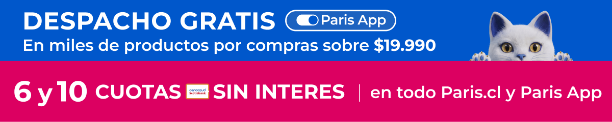 despacho gratis exclusivo en paris app