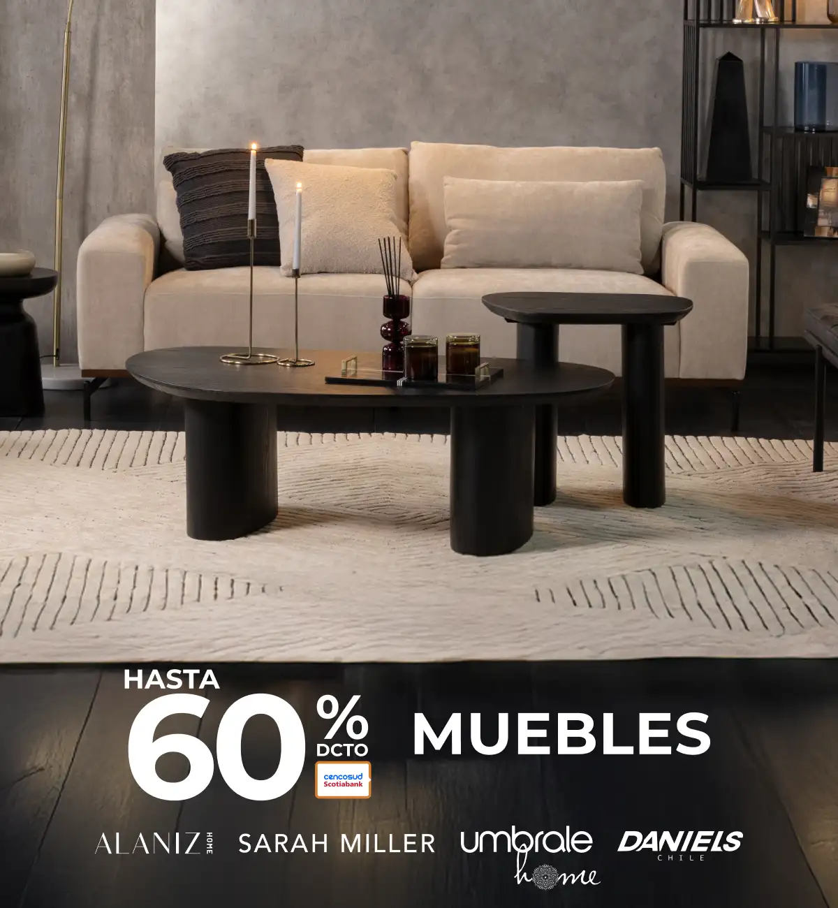 Muebles hasta 60%