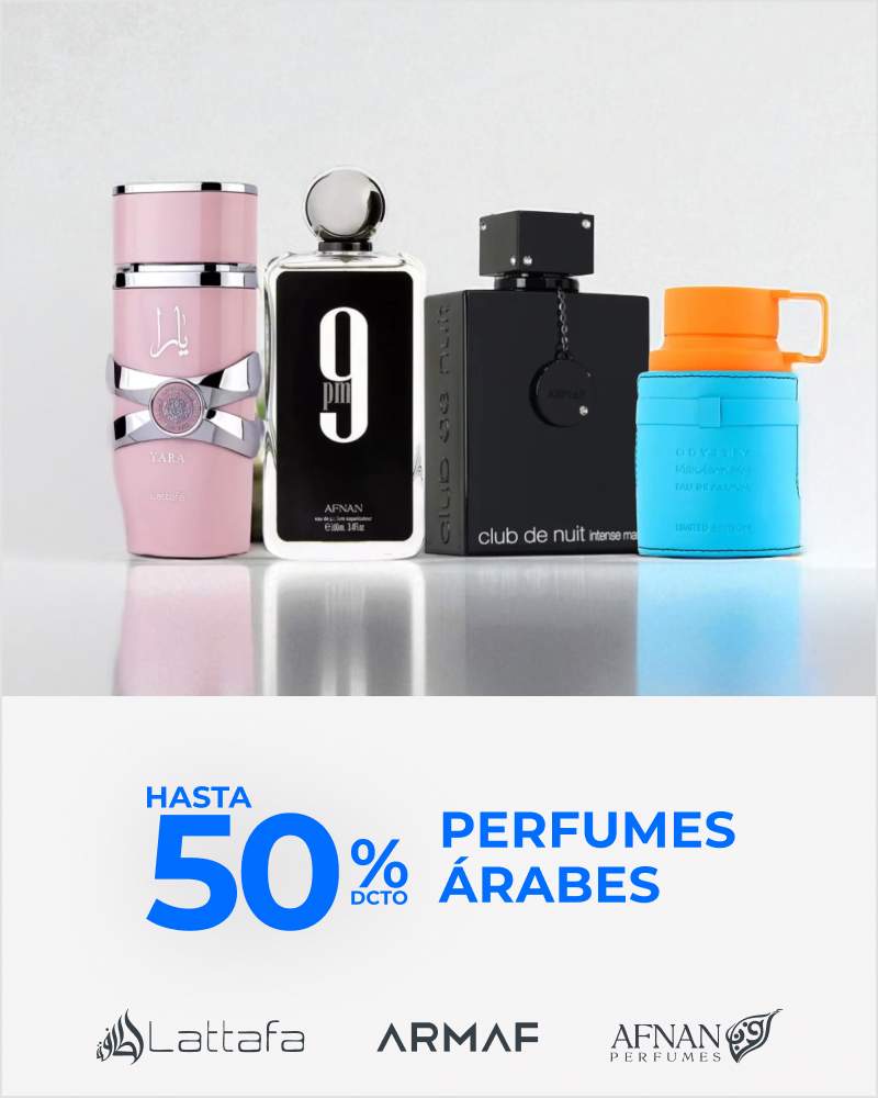 Hasta 50% perfumes árabes