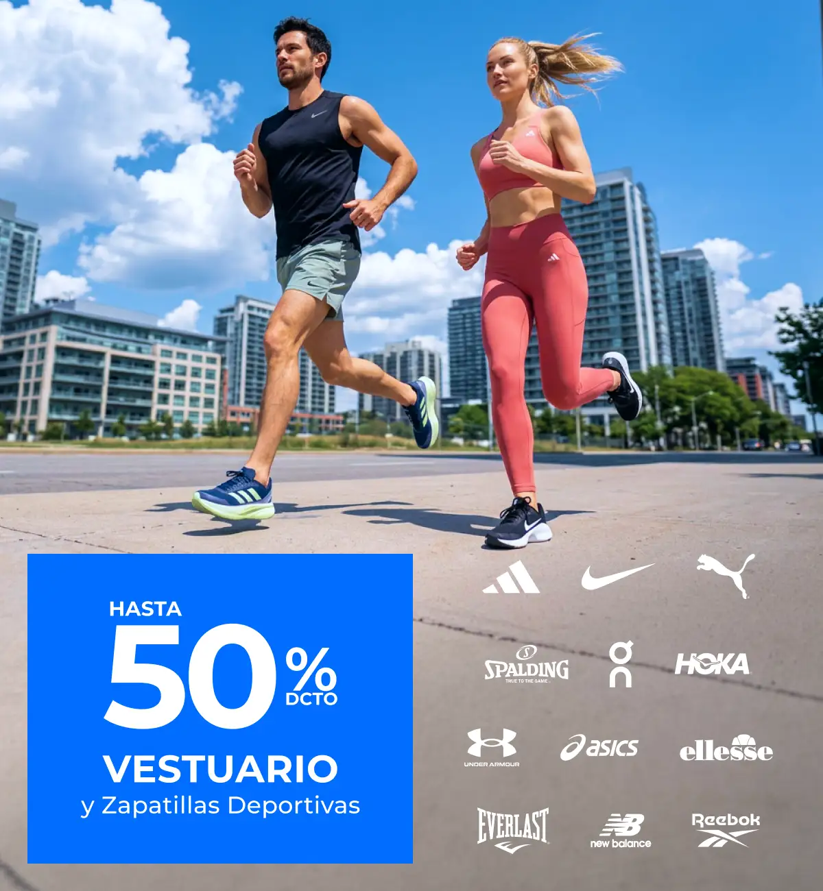 Vestuario deportivo y zapatillas
