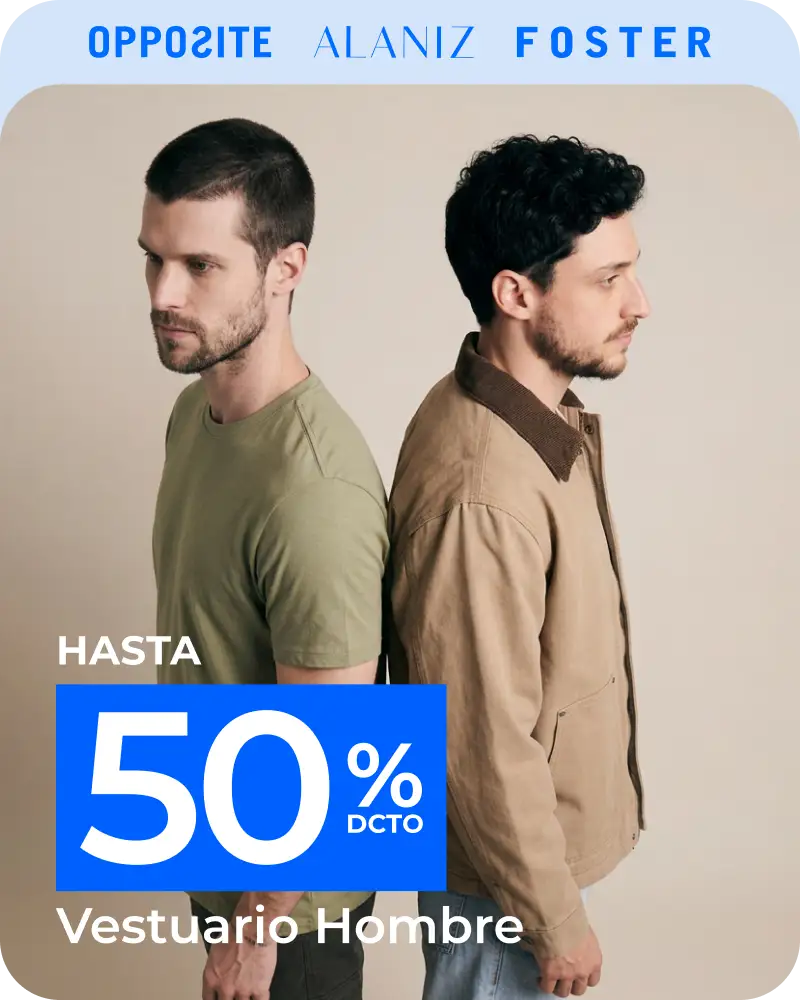 vestuario hombre