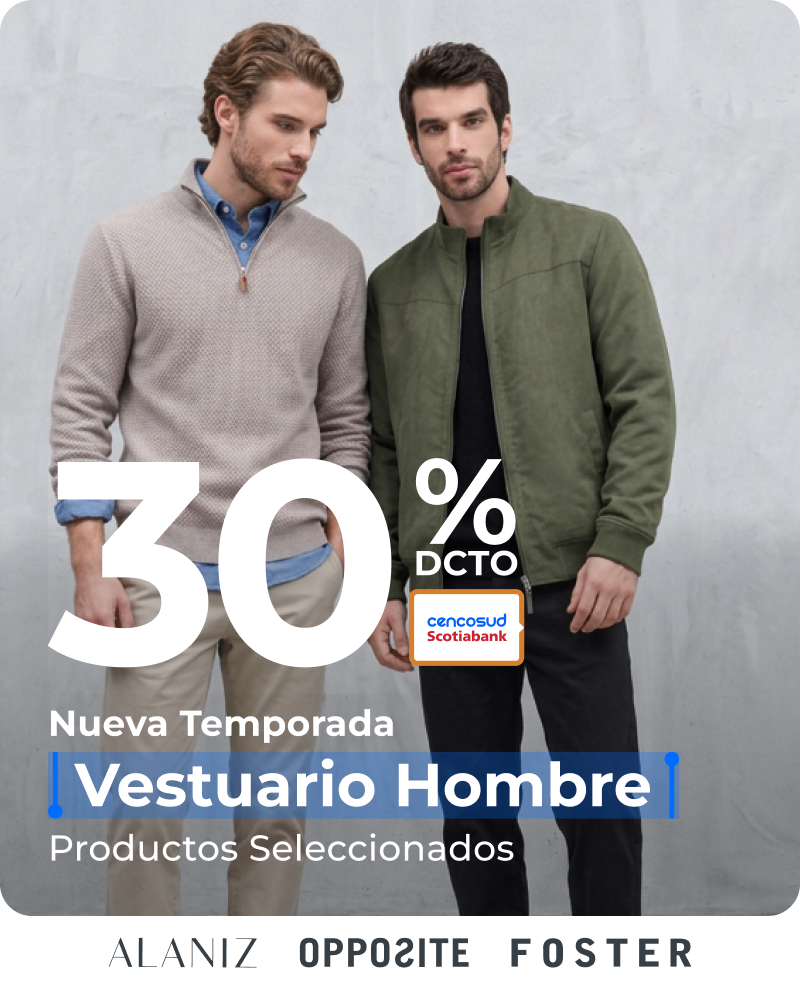 Vestuario hombre