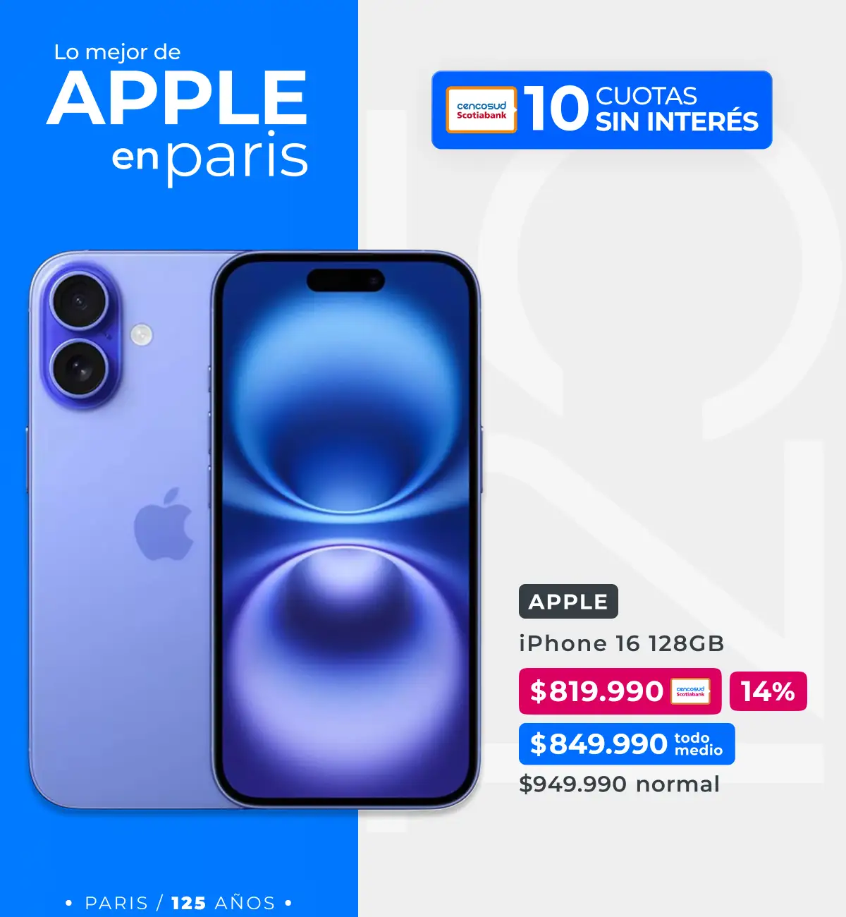 Apple | en Paris 125 Años