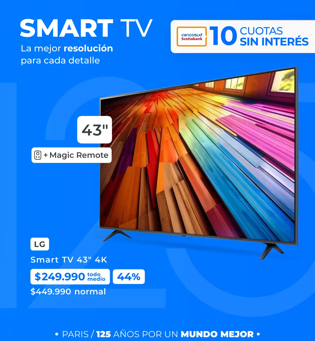 Smart TV | en Paris 125 Años