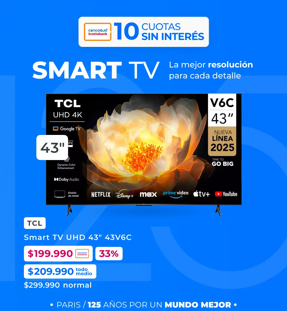 Smart Tv | en Paris 125 Años