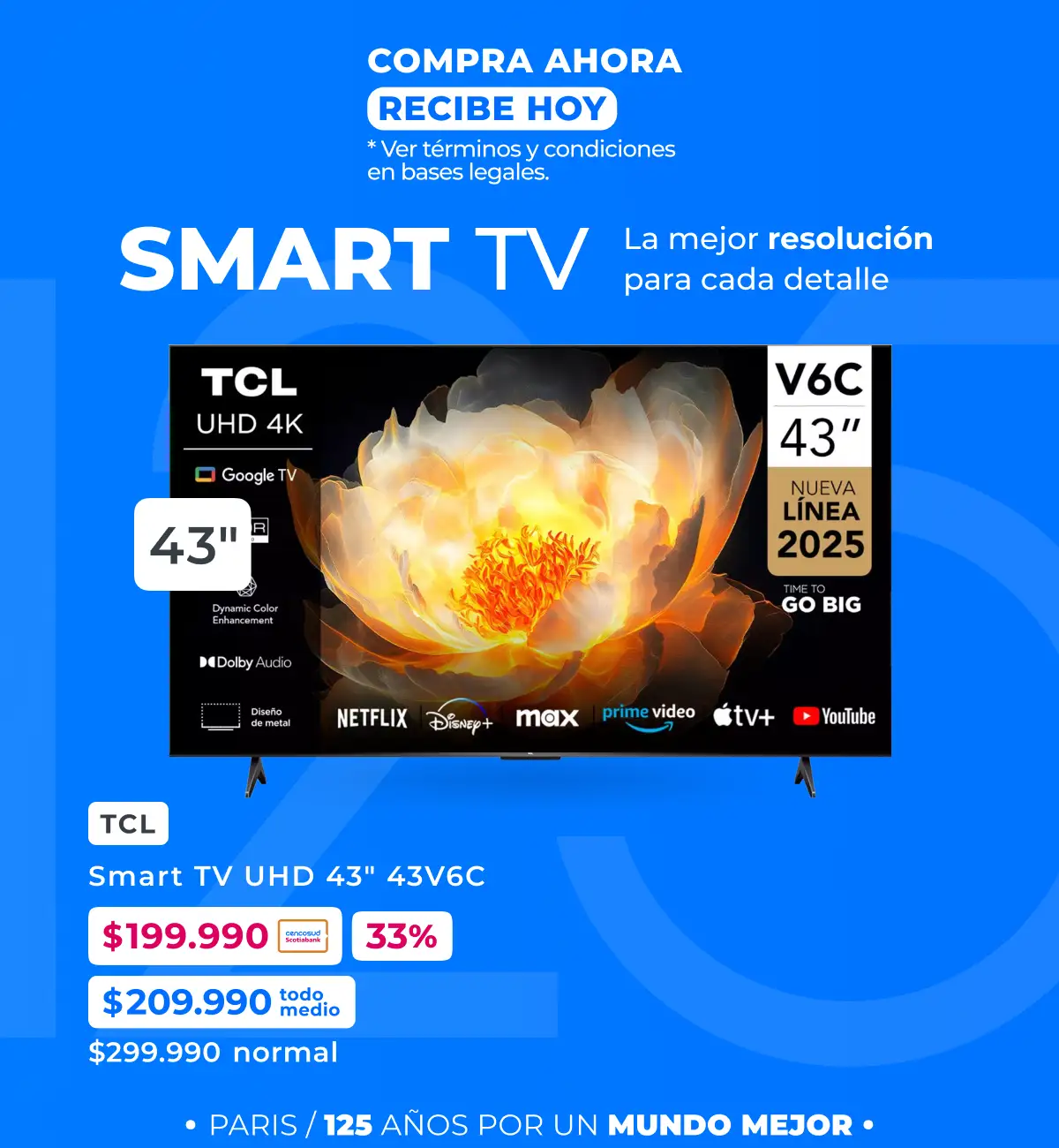 Smart Tv | en Paris 125 Años