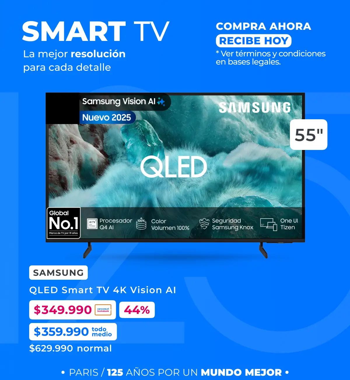 Smart Tv | en Paris 125 Años