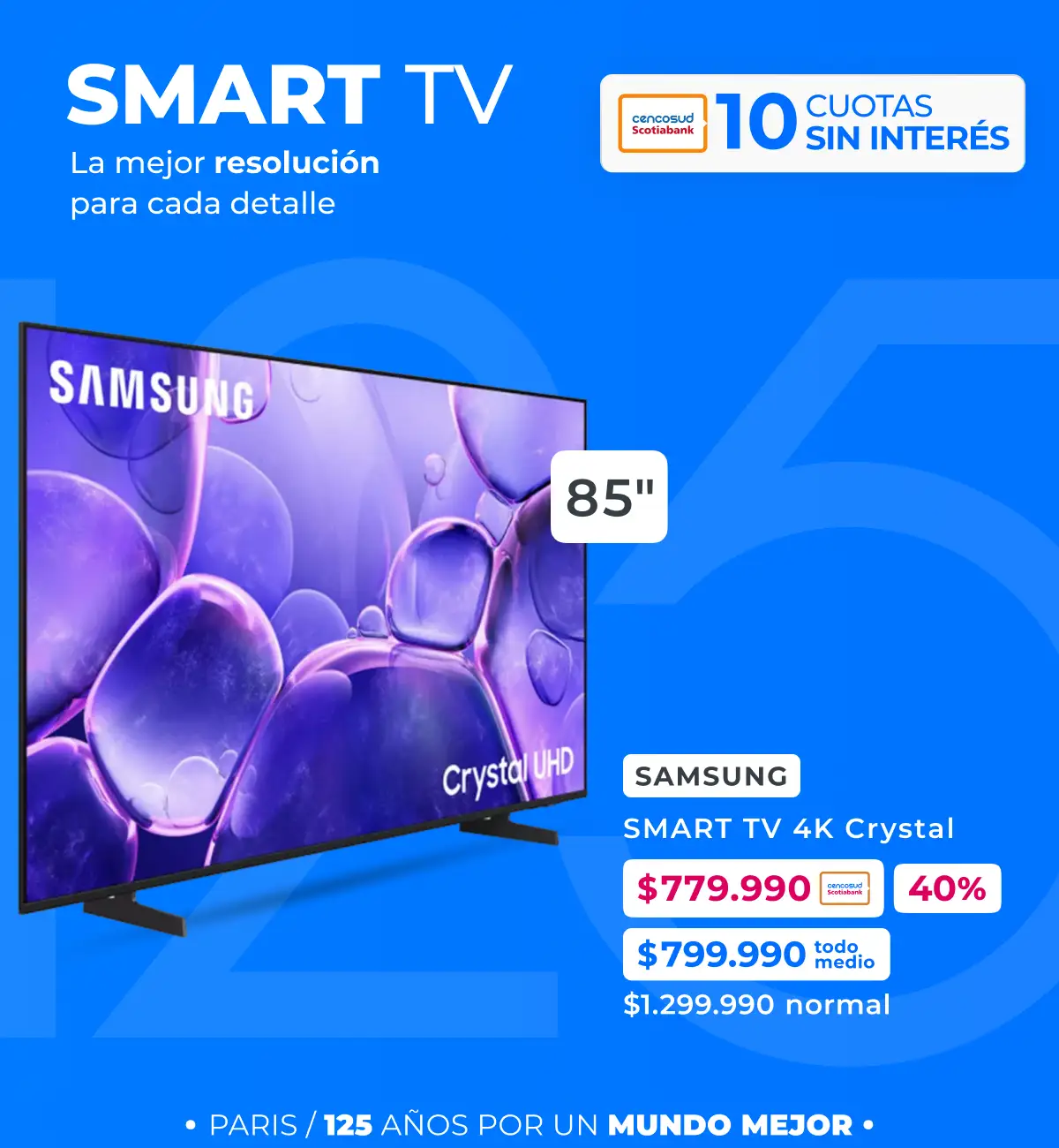 Smart TV | en Paris 125 Años
