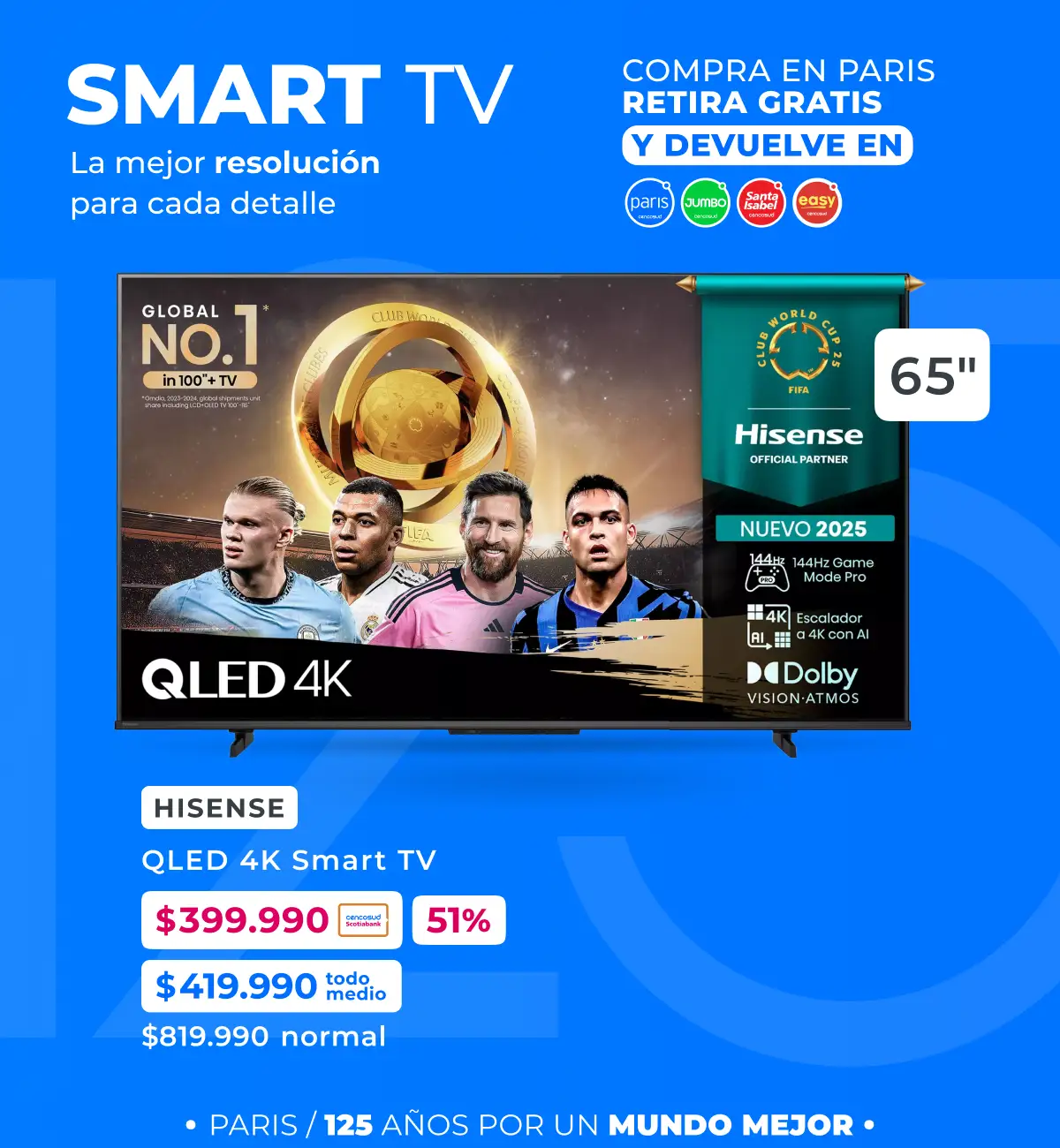 Smart TV | en Paris 125 Años