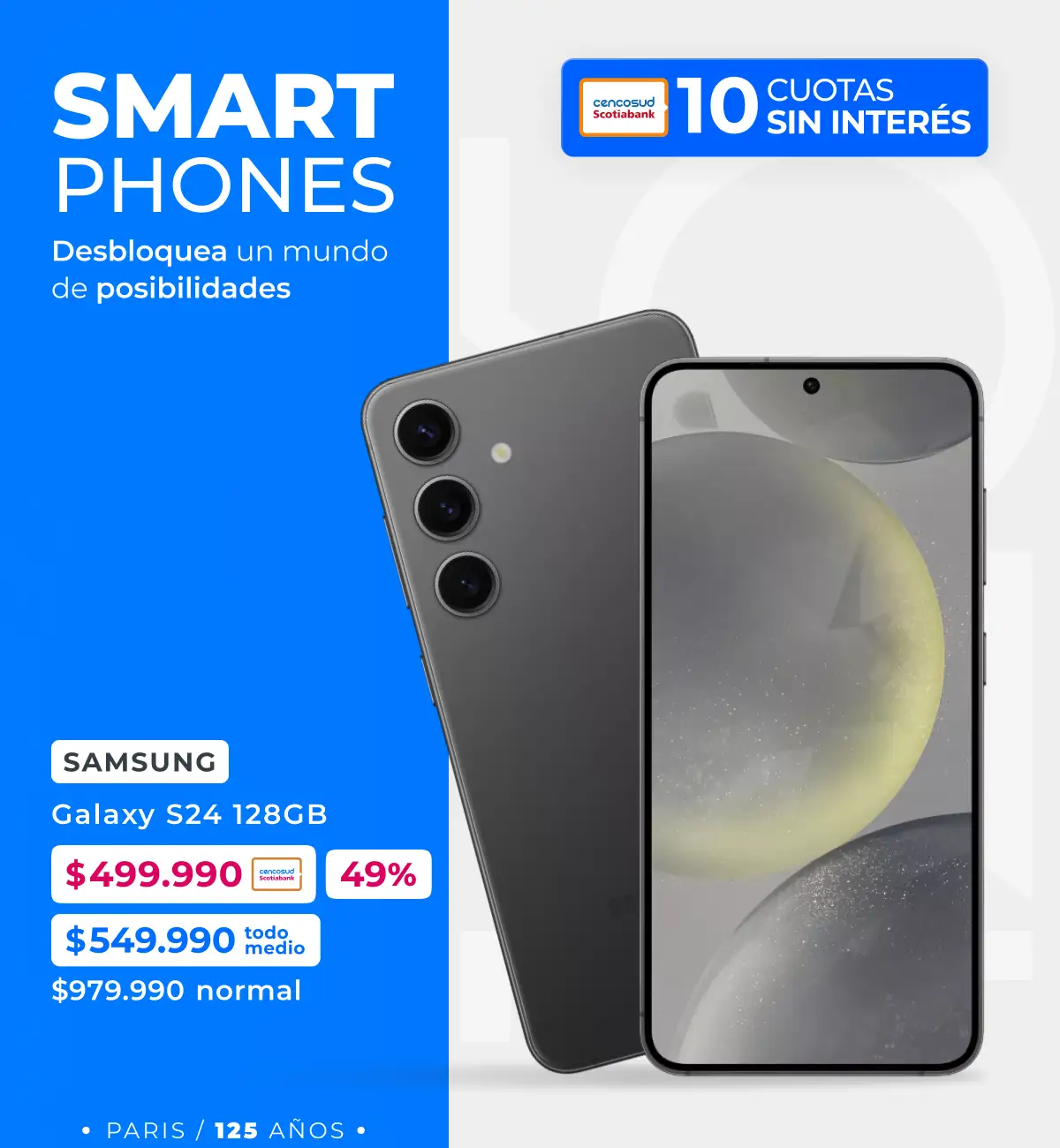 Smartphones | en Paris 125 Años