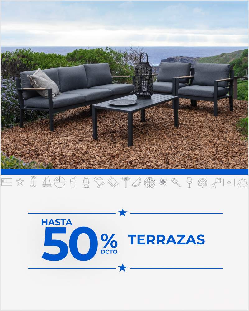 Hasta 50% TMP Terrazas