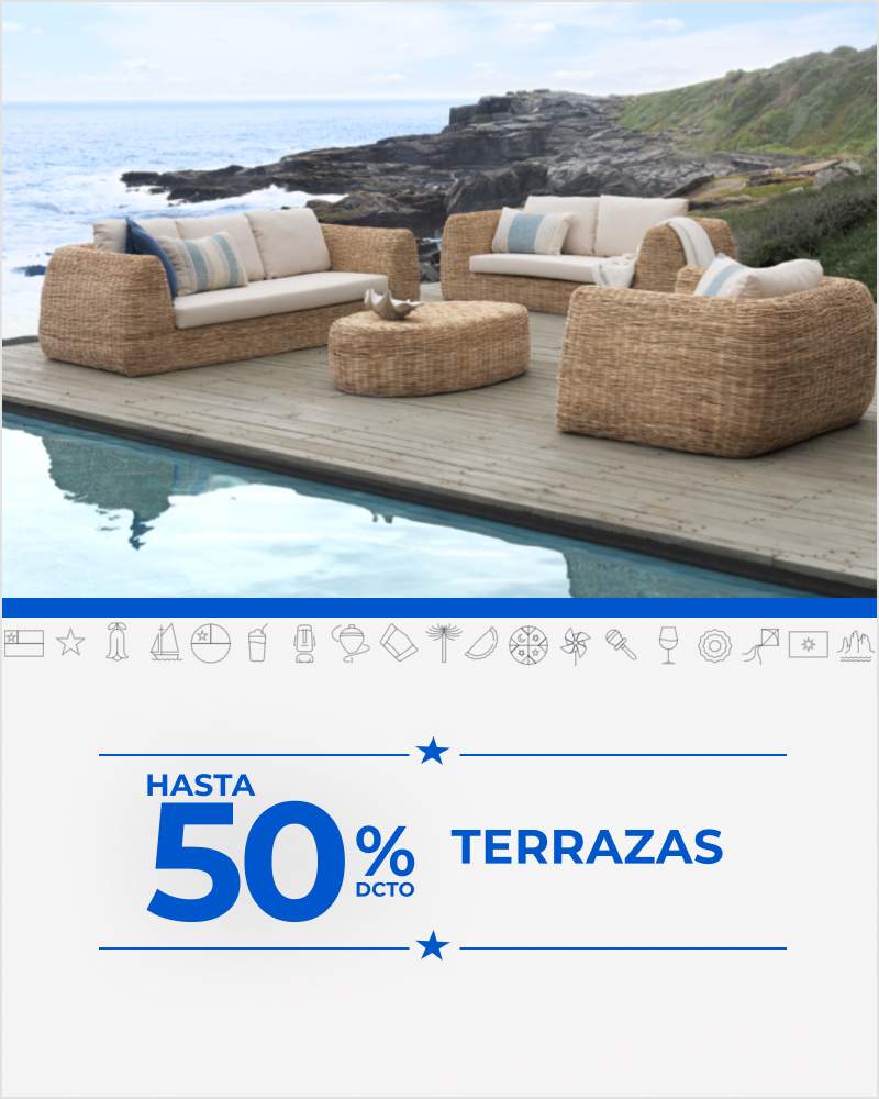 Hasta 50% TMP Terrazas