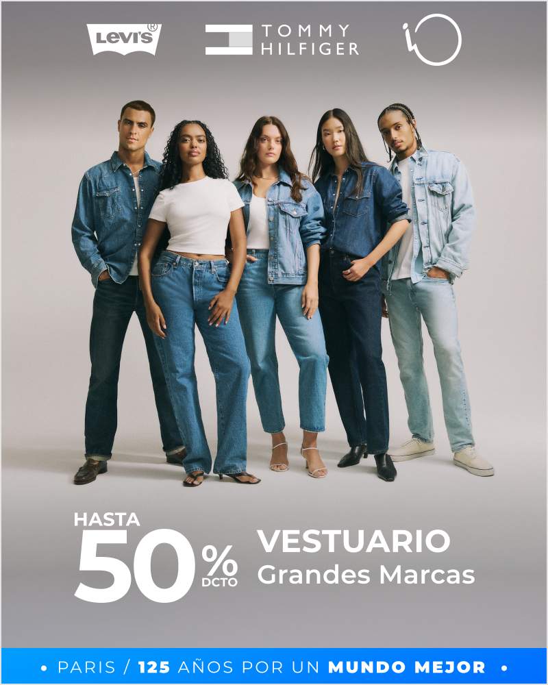 Hasta 50% Grandes marcas vestuario