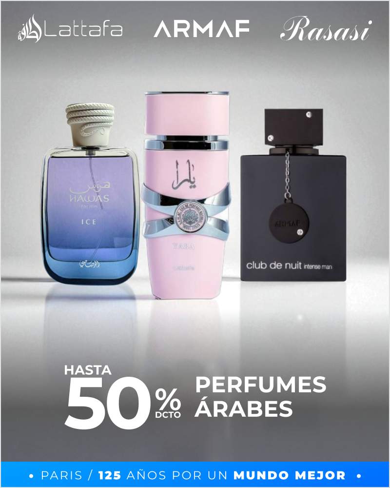 Hasta 50% Calzado Perfumes Arabes
