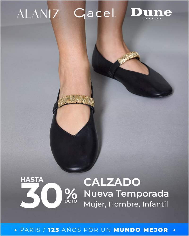 Hasta 30% descuento en Calzado, Nueva Temporada