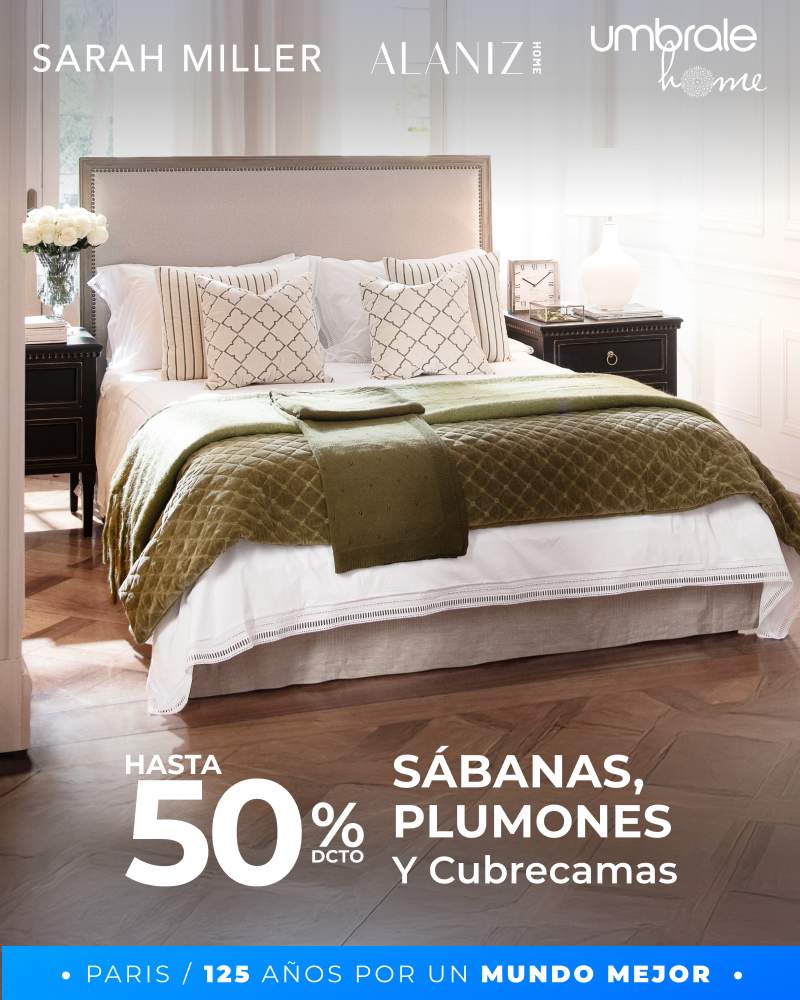 Hasta 50% de descuento en sábanas, plumones y cubrecamas