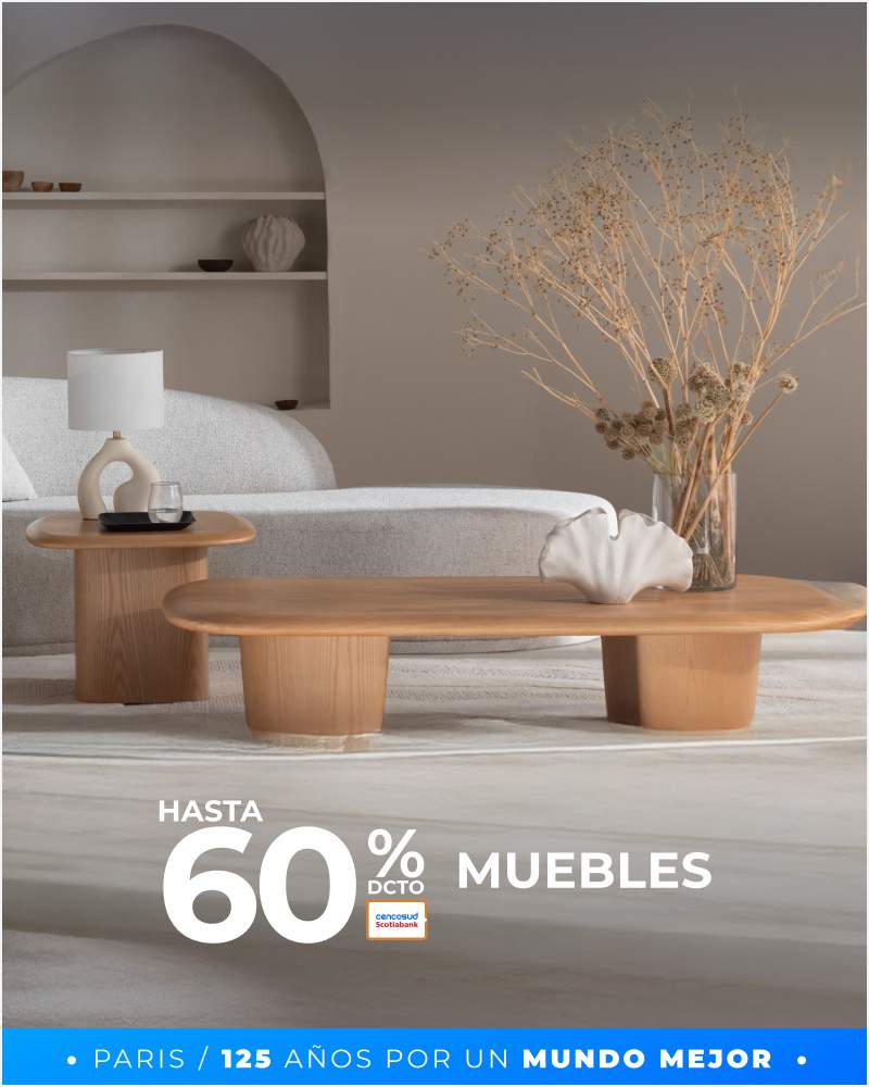 50% TC y 40% YMP en decoración y menajes