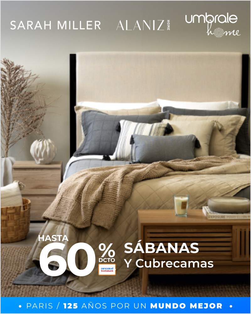 Hasta 60 TC Sábanas y Cubrecamas