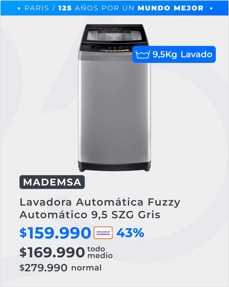 Lavadora Mademsa