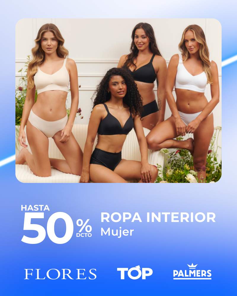 Hasta 50% Ropa Interior Mujer