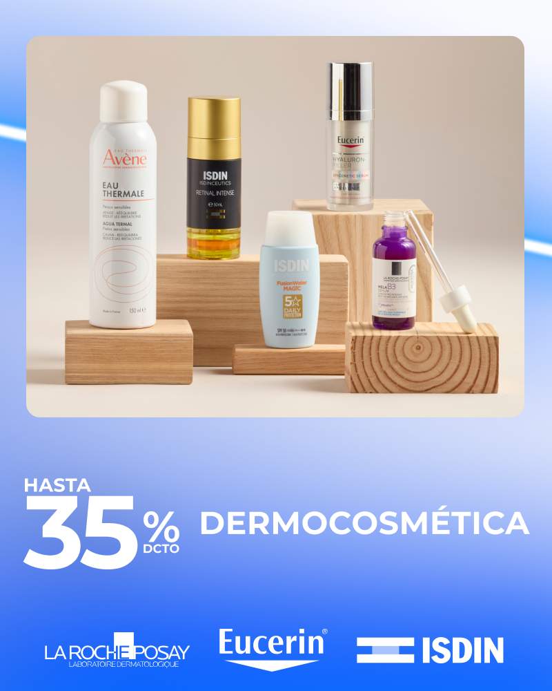 Hasta 35% de descuento en dermocosmética