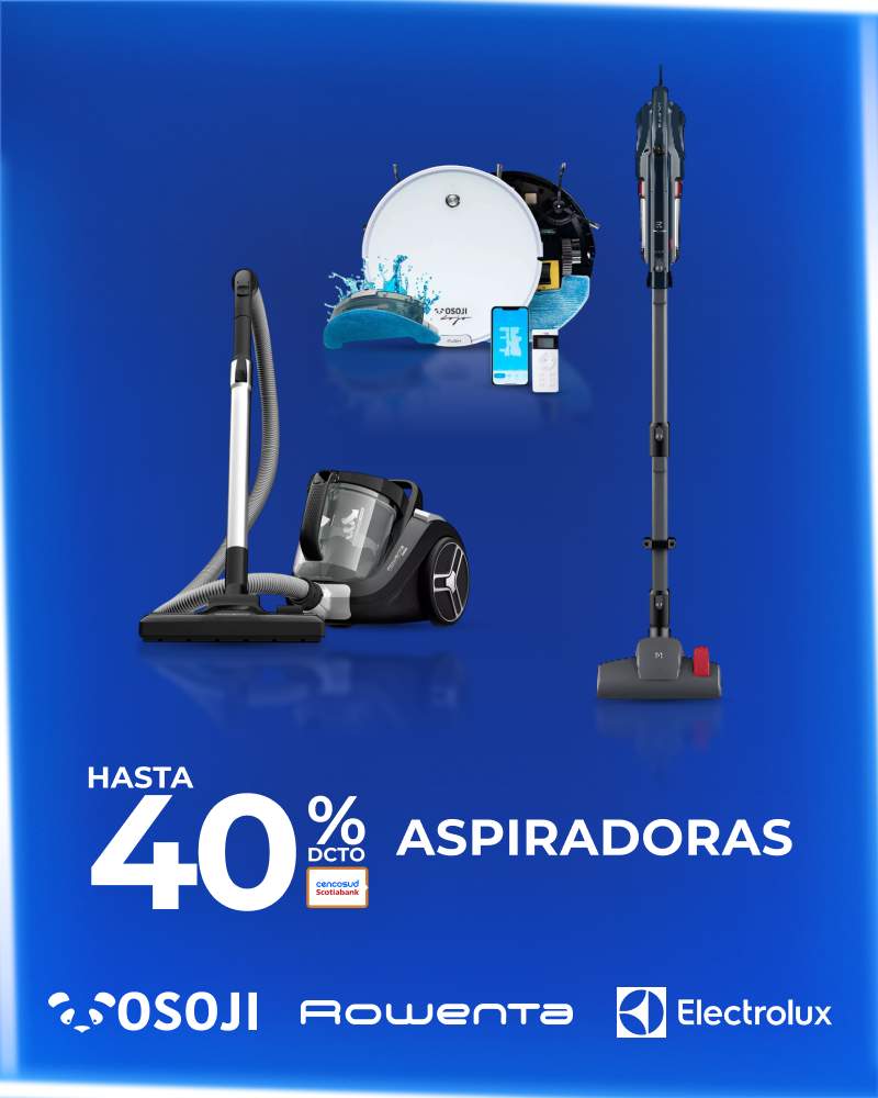 Hasta 40% dcto Aspirado