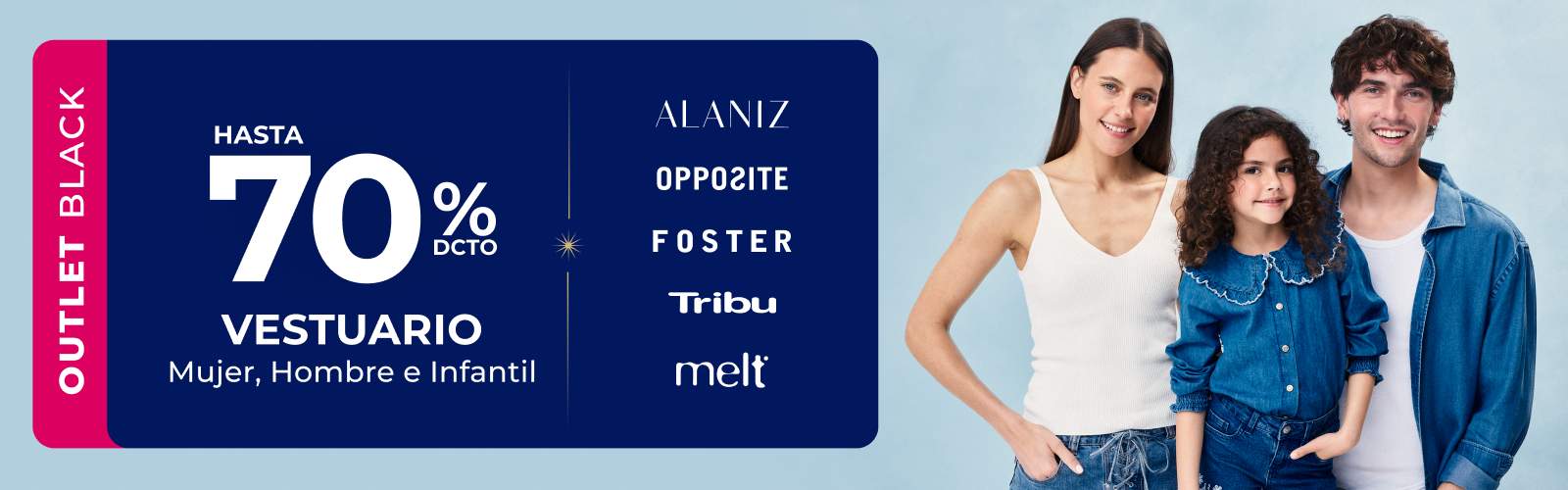 outlet vestuario mujer hombre infantil 