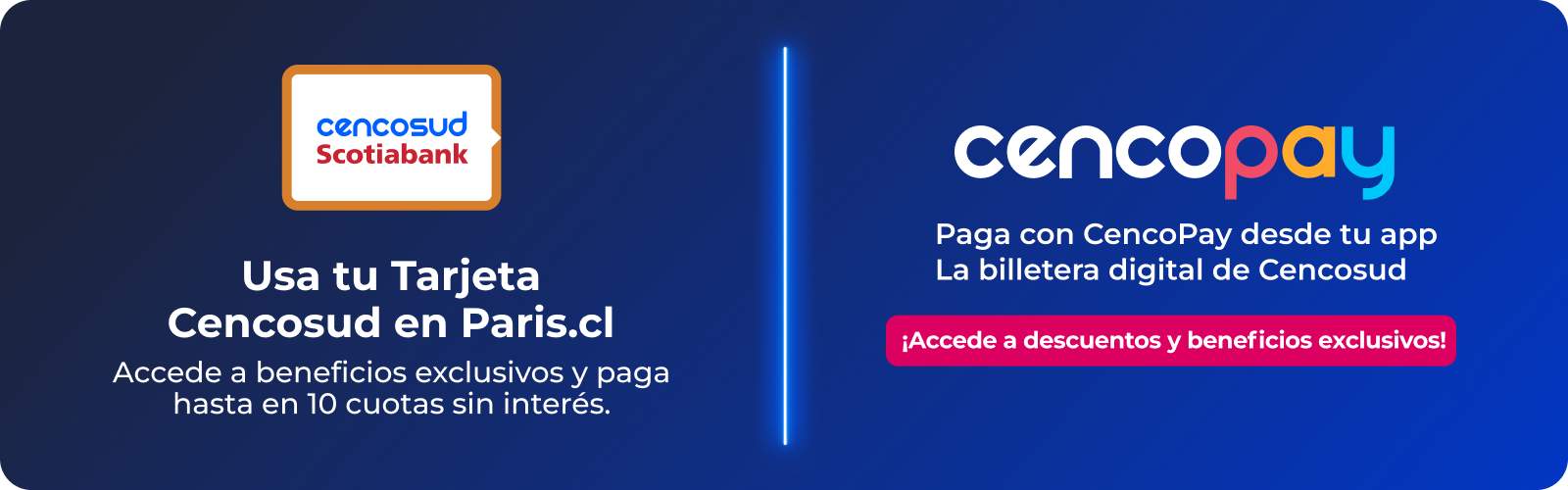 Tarjeta Cencosud y Cencopay