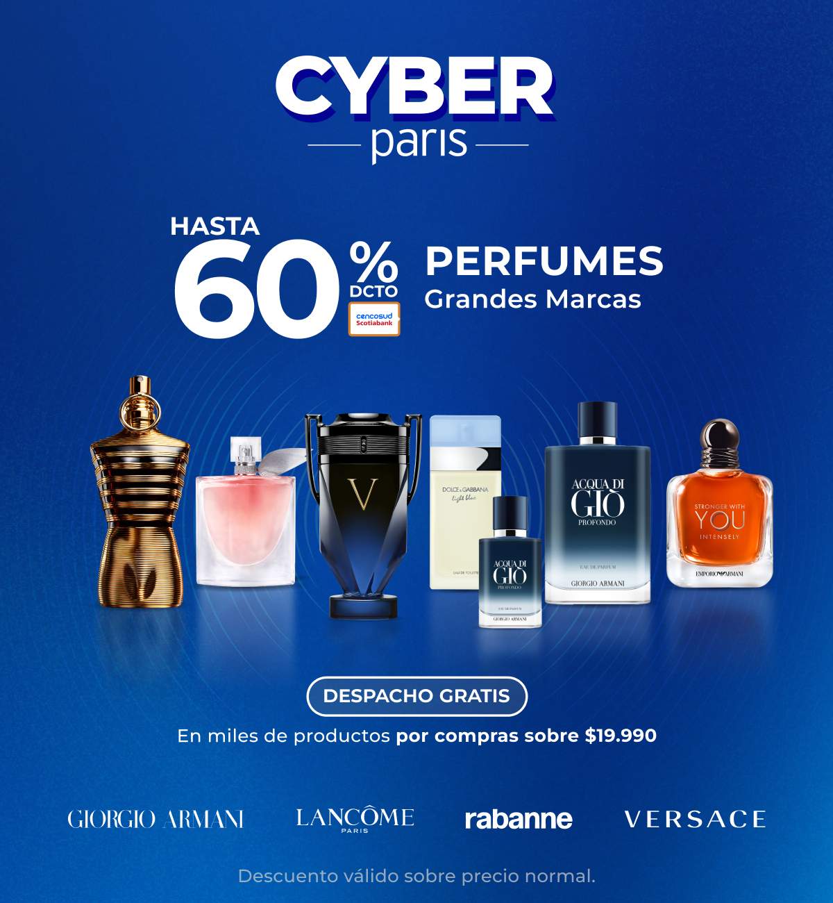 Hasta 60% Perfumes Grandes Marcas