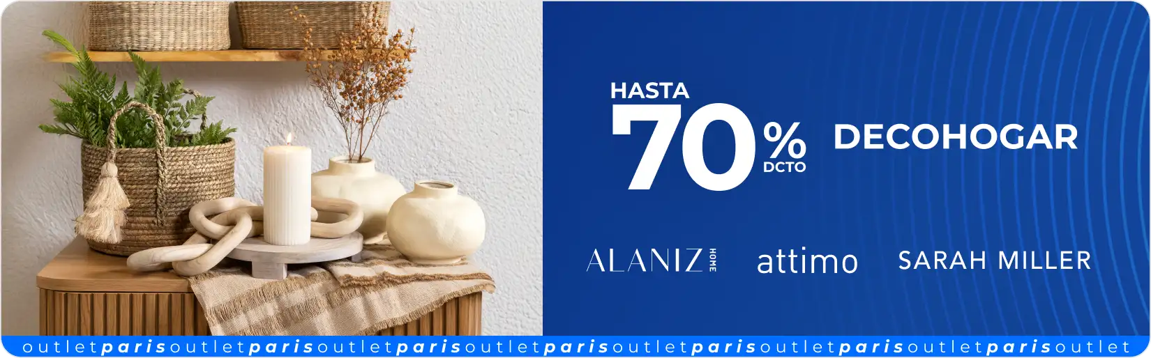 Hasta 70% deco outlet