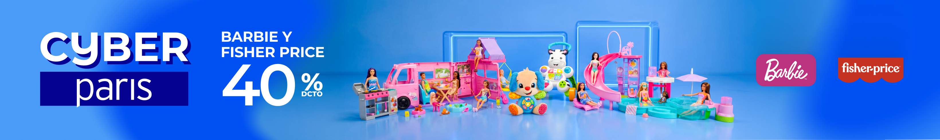 barbie y fisher price