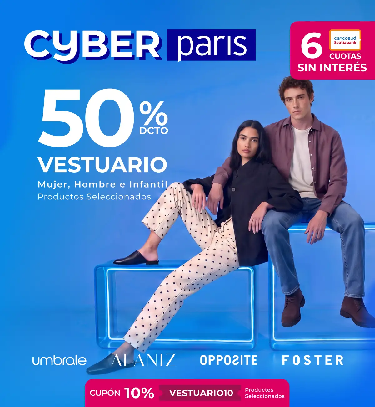 Vesturario homre, mujer e infantil