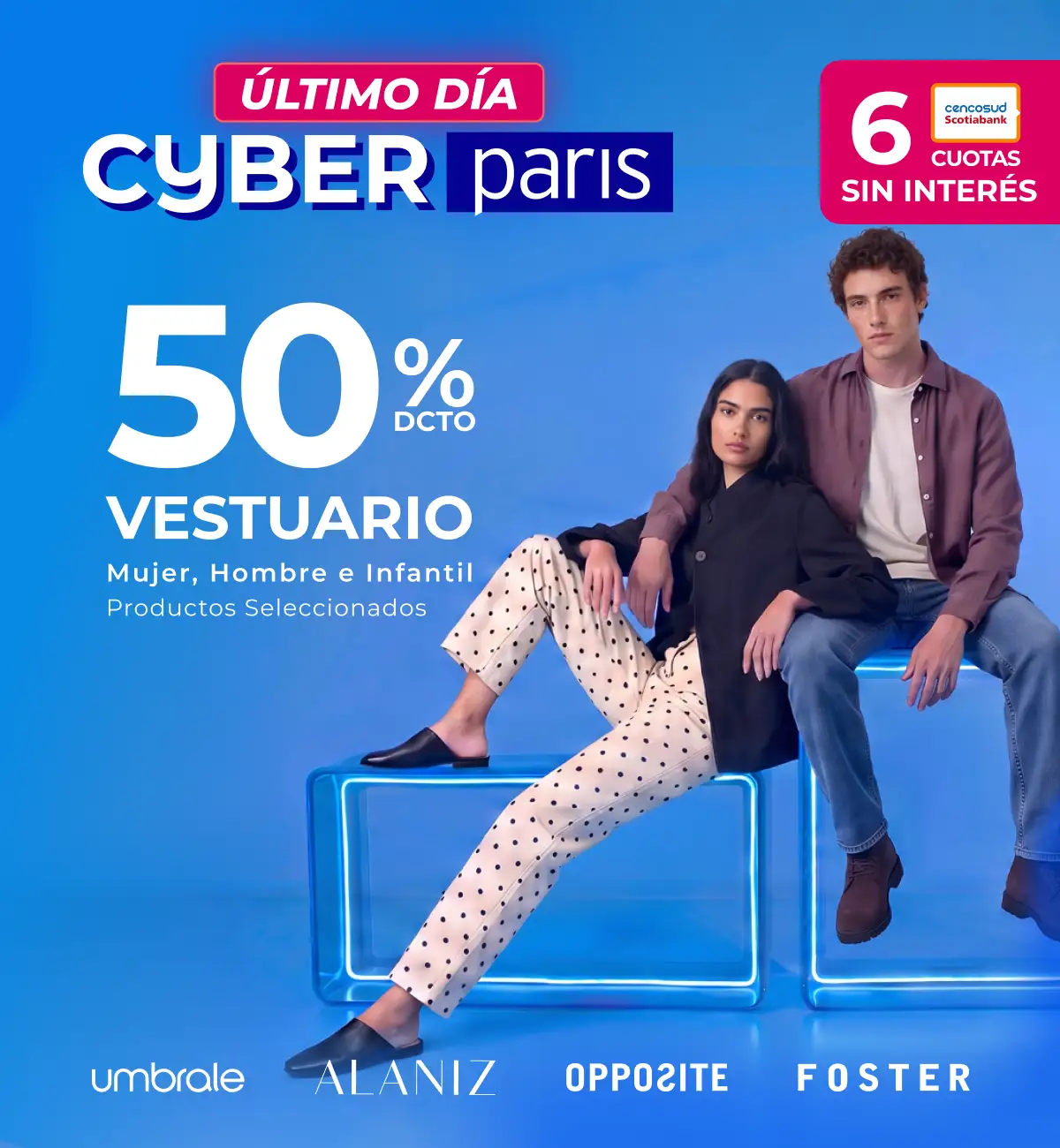 Vesturario homre, mujer e infantil