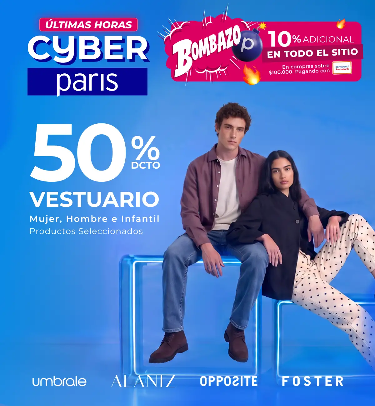 Vesturario homre, mujer e infantil