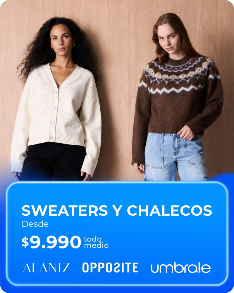 Sweaters y chalecos