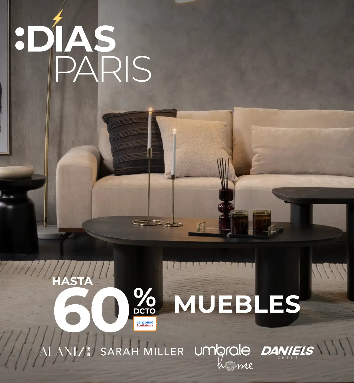 Muebles hasta 60%