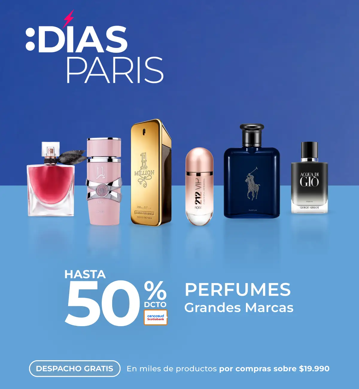 Hasta 50% Perfumes Grandes Marcas