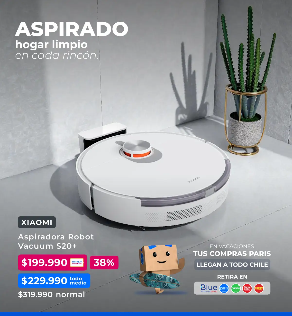 Aspiradora y enceradoras