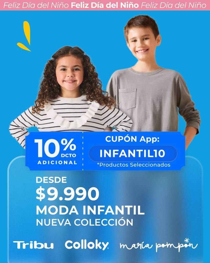 Nueva colección Moda infantil desde 9990