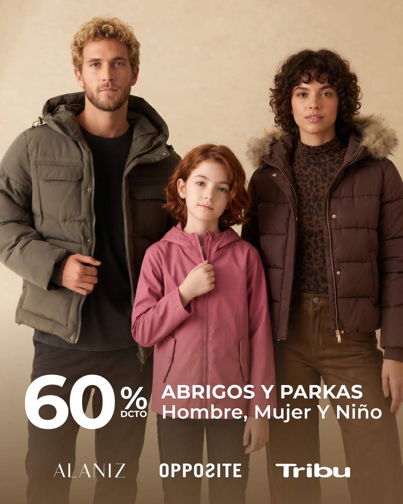 Abrigos y Parkas Hombre, Mujer y Niño