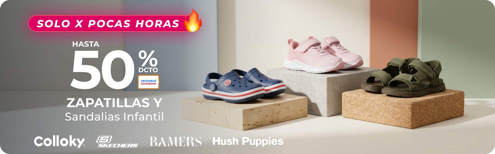 Zapatillas y Sandalias Infantil