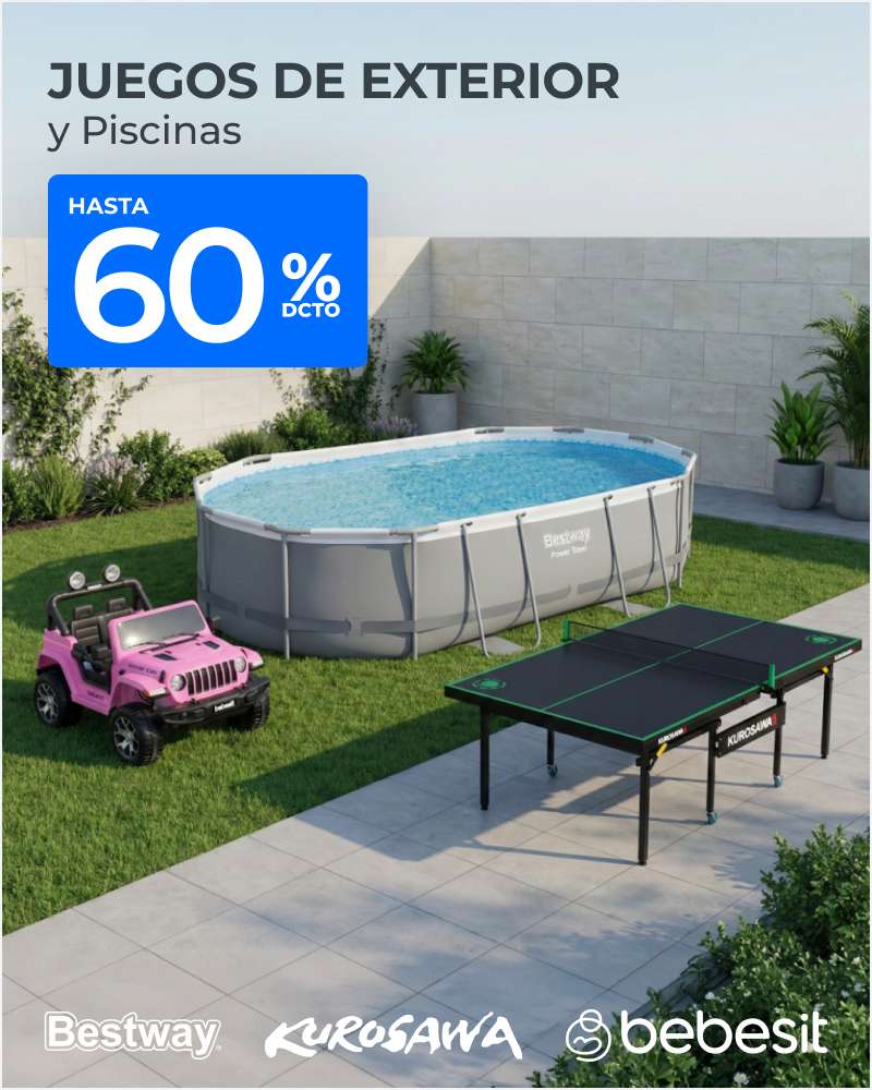Juegos de exterior y piscinas