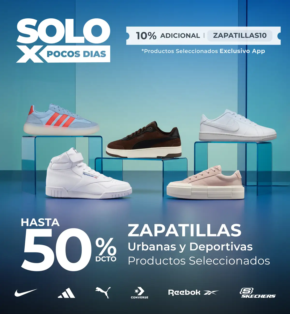 Zapatillas 50%
