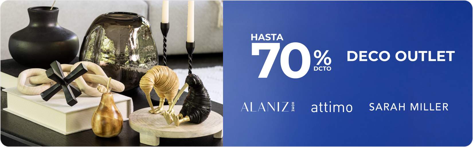 Hasta 70% deco outlet