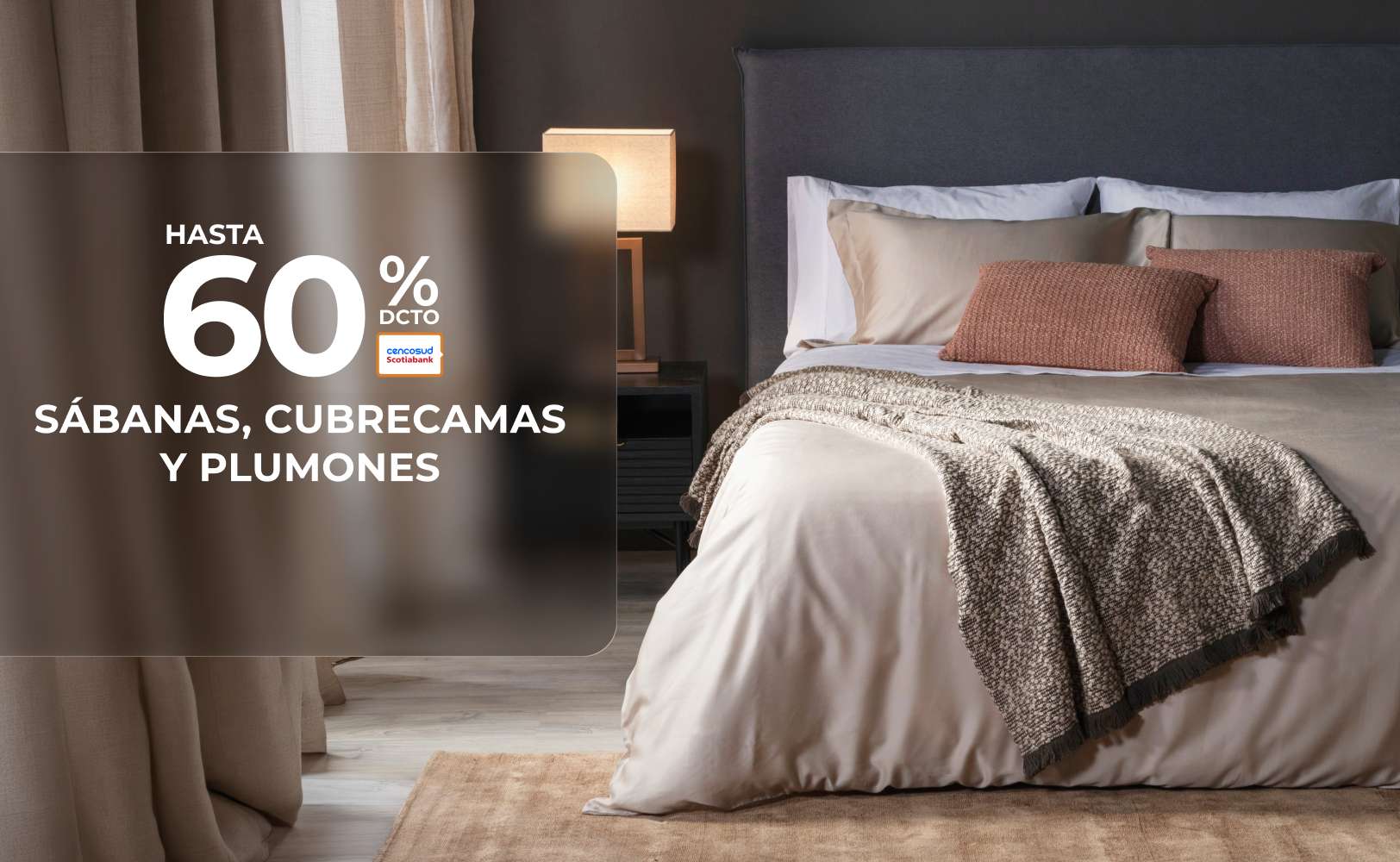 Sábanas, Cubrecamas y Plumones