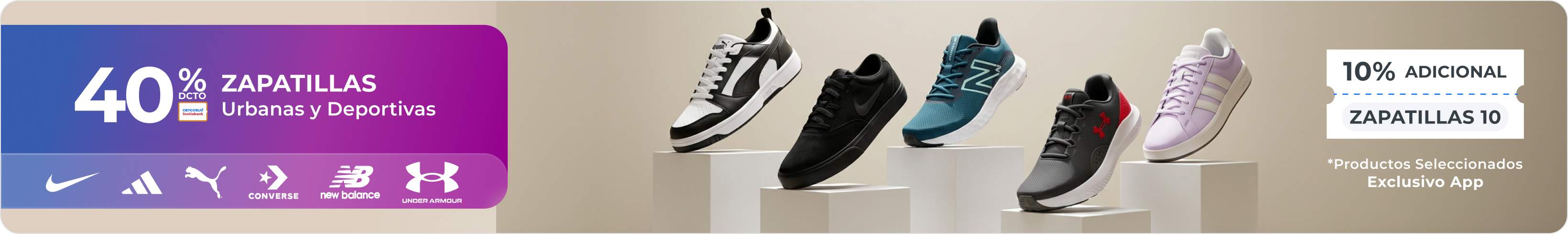 Zapatillas Urbanas y Deportivas
